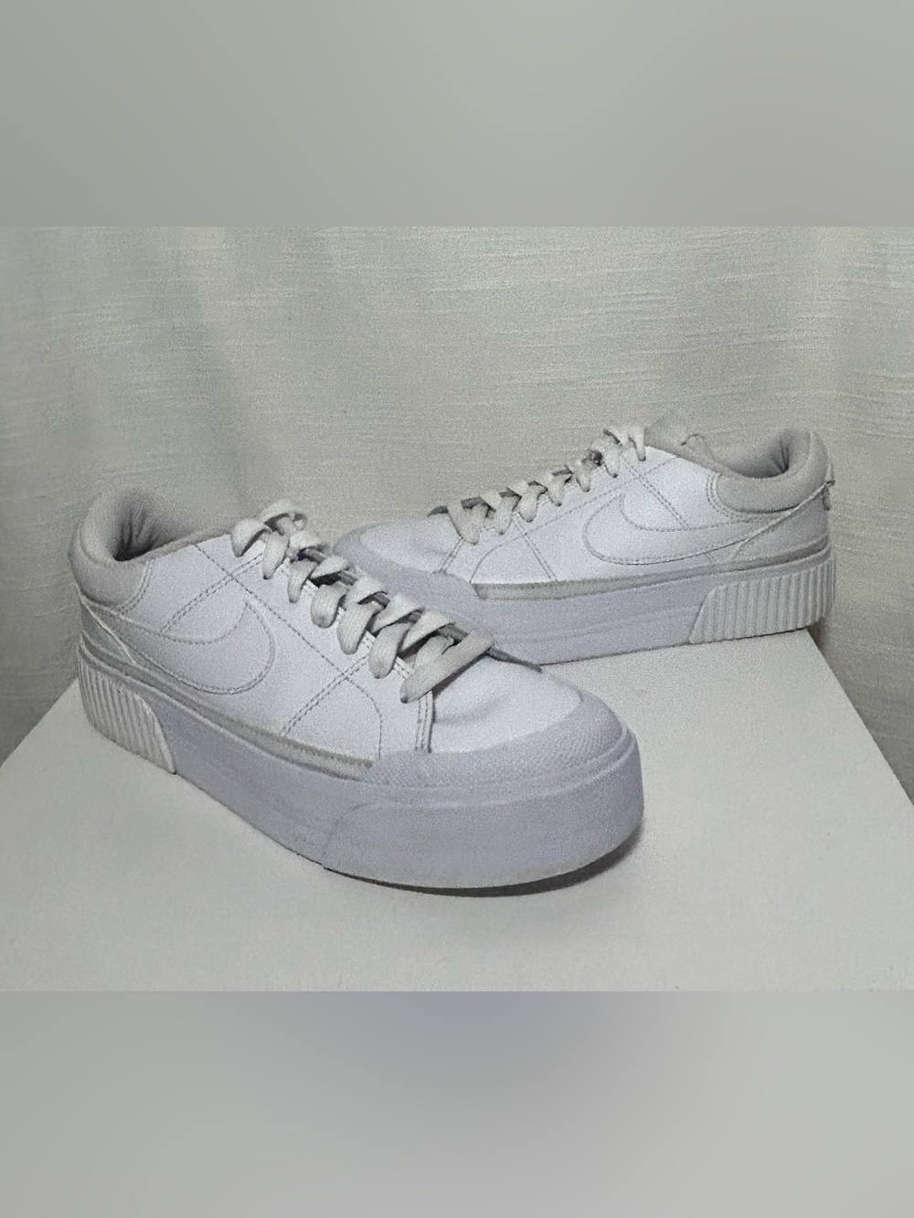 Nike‎ Court Legacy Women's Neutral White Platform Women's Sneakers Streetwear